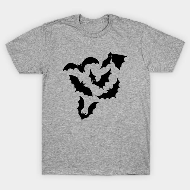 Bat Silhouettes T-Shirt by sifis